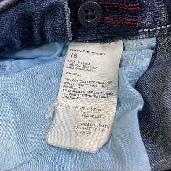 Tommy Hilfiger Revolution Slim Jeans Boy's 18 Medium Wash Denim - Picture 12 of 12